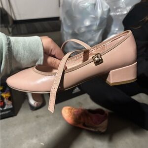 Elegant Pink Mary Jane Women's Shoes